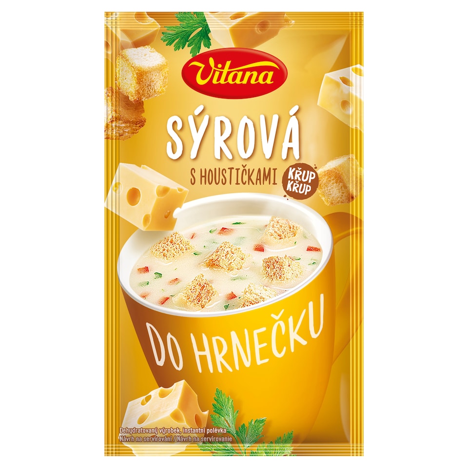 Vitana Do Hrnečku Instant Cheese Soup with Buns 22 g