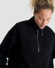 image 2 of F&F Active Fleece Half Zip Jacket in Black
