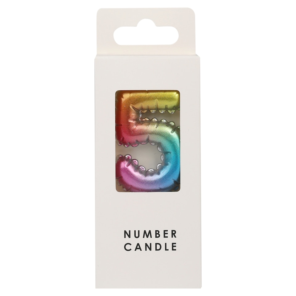 TABLE FUN NUMERICAL CANDLE NO.5