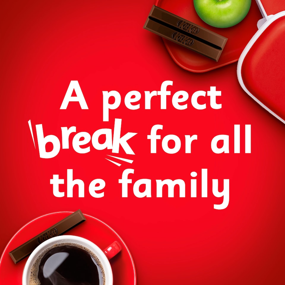 image 1 of KitKat 2 Finger Dark Chocolate Biscuit Bar 8 Pack Multipack 165.6g