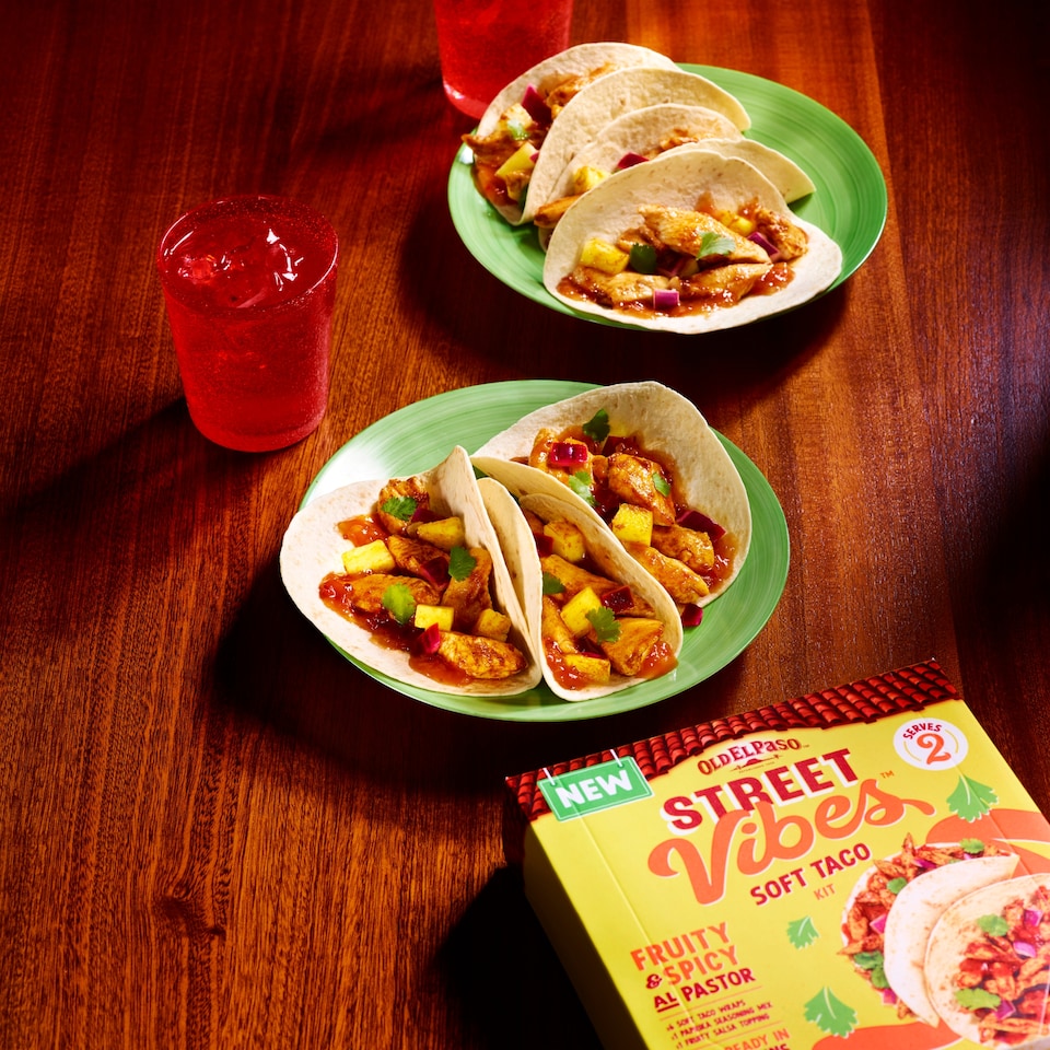 image 1 of Old El Paso Street Vibes Soft Taco Kit - Al Pastor 257g
