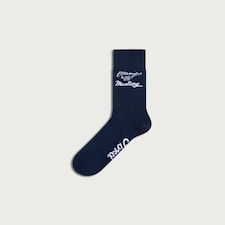Ford Cotton Rich Mustang Socks in Black