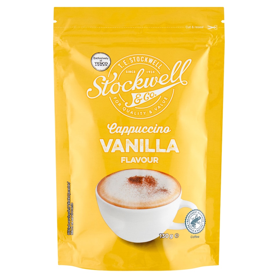 Stockwell & Co. Vanilla Flavoured Cappuccino 130 g