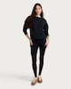 image 2 of F&F Cotton Rich High Waisted Leggings in Black