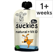 The Collective Suckies Natural + Vitamin D Yoghurt Pouch 90g