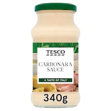 Tesco Carbonara Sauce 340G