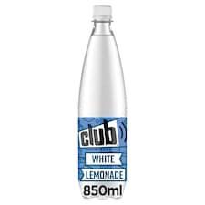 Club Mixers White Lemonade Soft Drink 850Ml