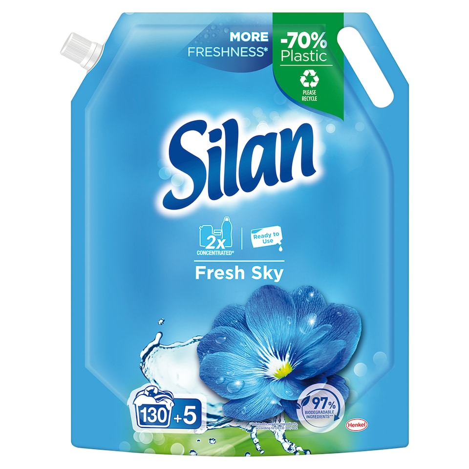Silan Fresh Sky koncentrovaný avivážny prostriedok 135 praní 1485 ml