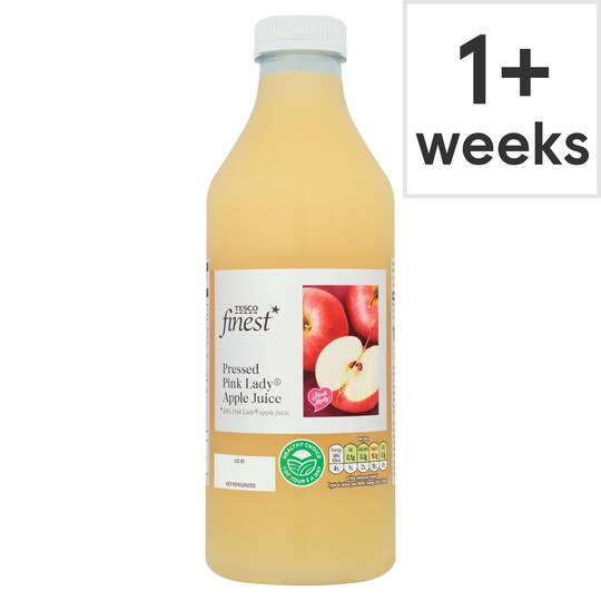 Tesco Finest Pressed Pink Lady Apple Juice 1L Tesco Groceries