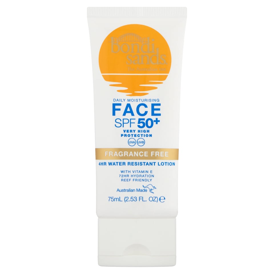 Bondi Sands Spf50+ Fragrance Free Face Lotion 75Ml