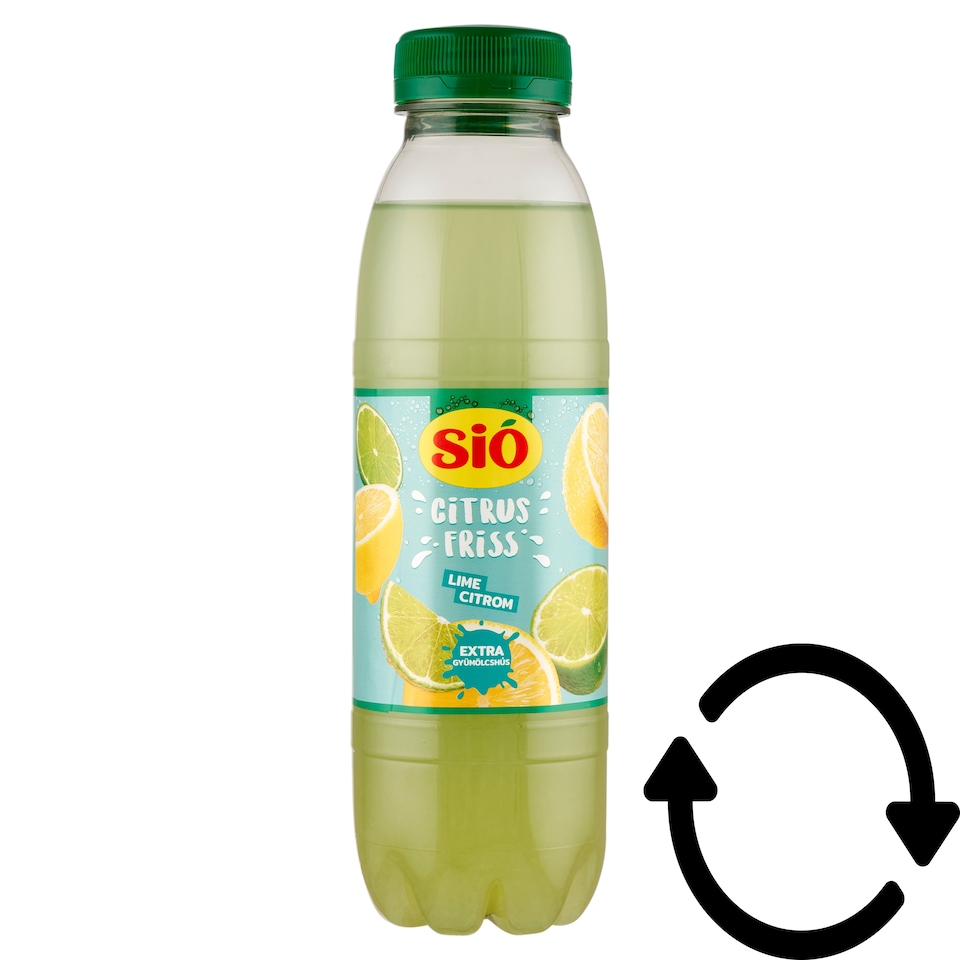 Sió Citrus Friss lime-citrom gyümölcsital gyümölcshússal 0,4 l