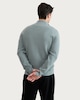 image 3 of F&F Knitted Ribbed Half Zip Jumper in Green
