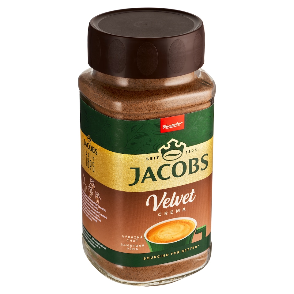 Obrázek 1 pro produkt Jacobs Velvet Crema rozpustná káva 200g