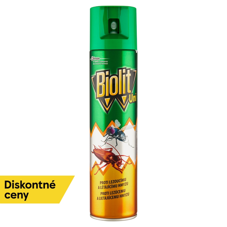 obrázok 1 z Biolit Uni proti lezúcemu a lietajúcemu hmyzu insekticíd v spreji 400 ml