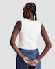 image 4 of F&F Sleeveless Two Button Waistcoat in Cream