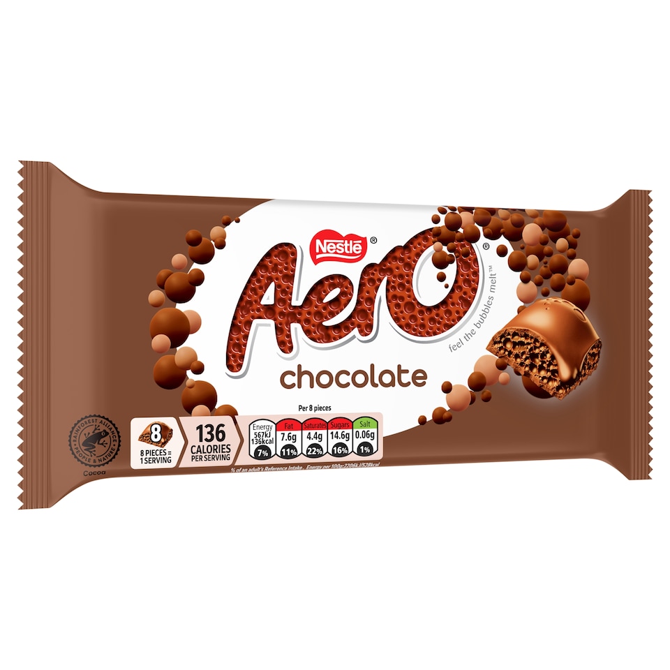 image 1 of Aero Milk Chocolate Sharing Bar 90g