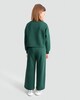 image 3 of F&F Girls 2-Piece Cotton Rich New York City Sweatshirt and Joggers Set in Green
