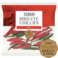Tesco Bird Eye Chillies 25G