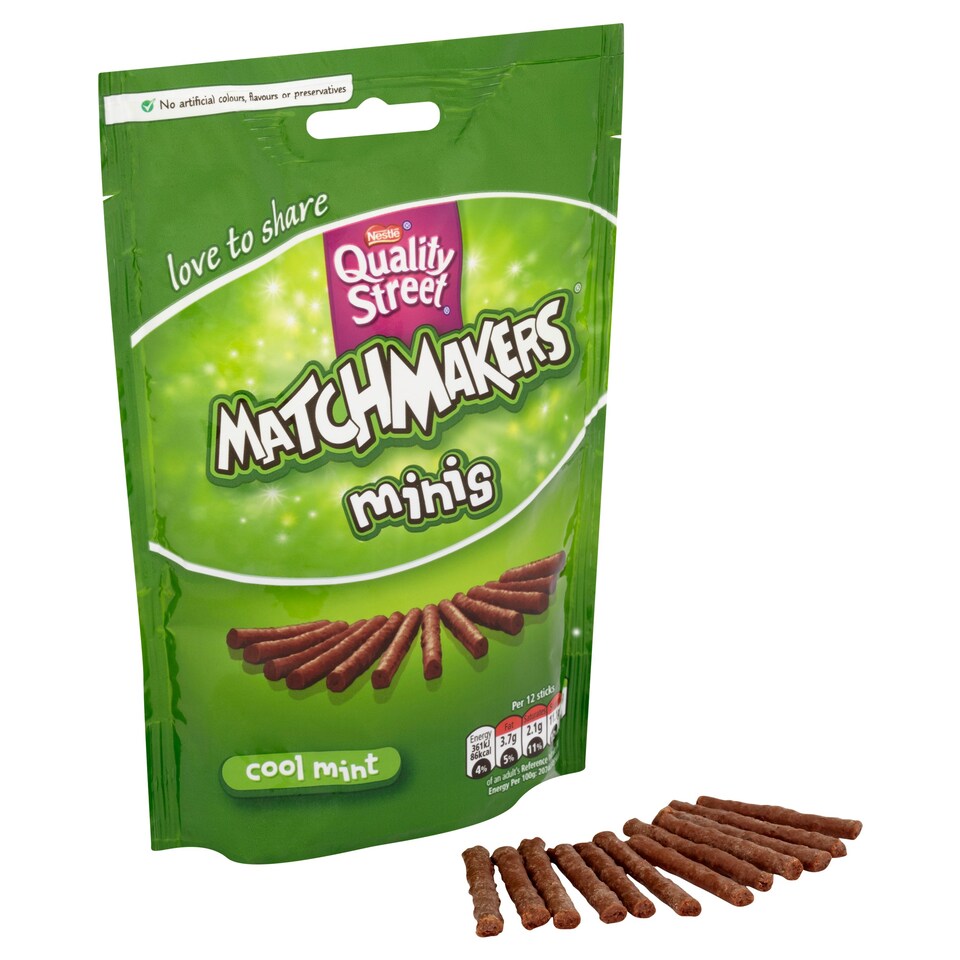 image 1 of Quality Street Matchmakers Mintchoc Pouch 108G
