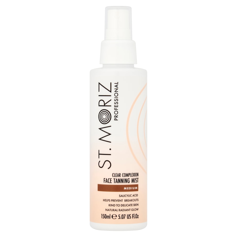 St Moriz Professional Clear Complexion Face Tan Mist 150Ml