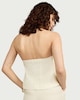 image 3 of The F&F Edit Striped Halter Neck Co-ord Top in Ecru