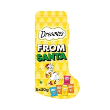 Dreamies Christmas Stocking Cat Treats 150G