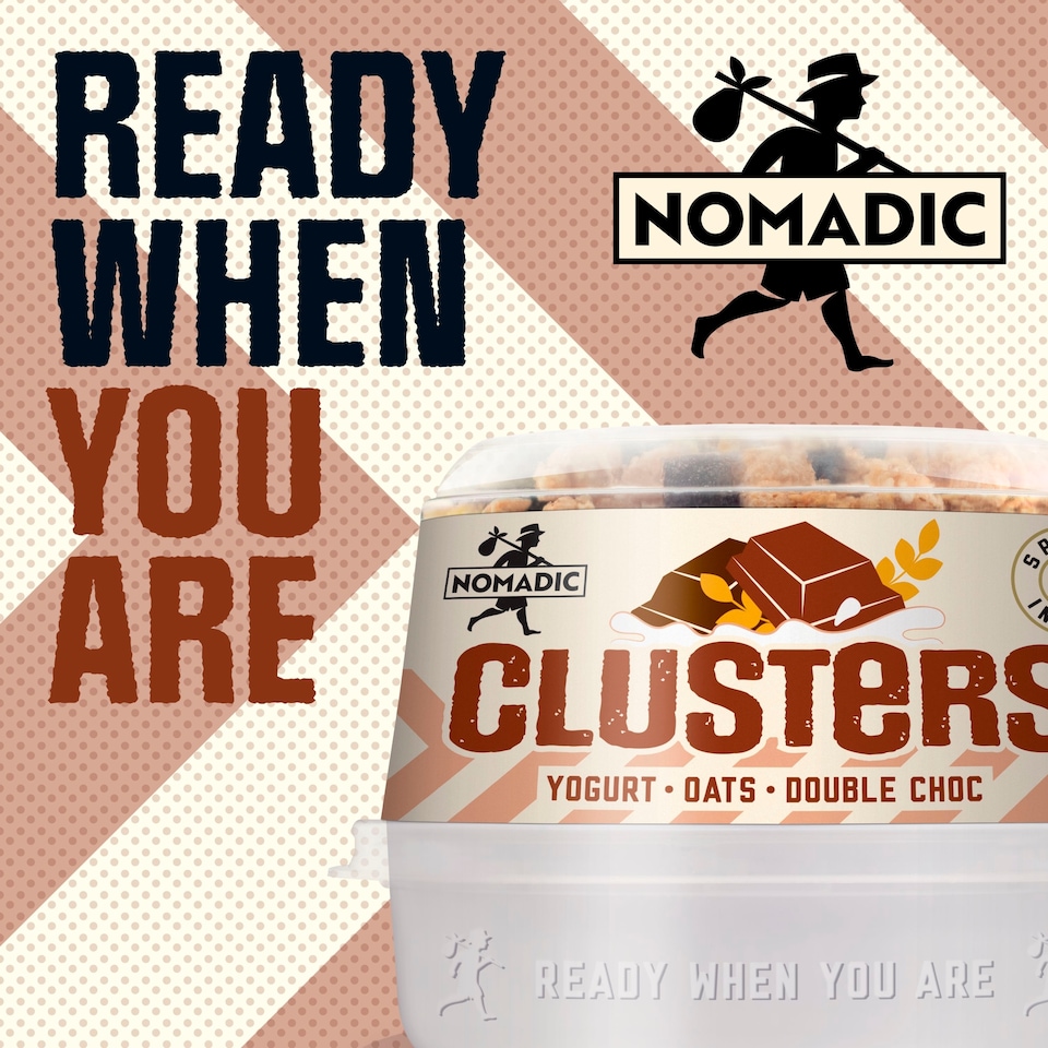 image 1 of Nomadic Yogurt & Oat Clusters - Double Choc 169g