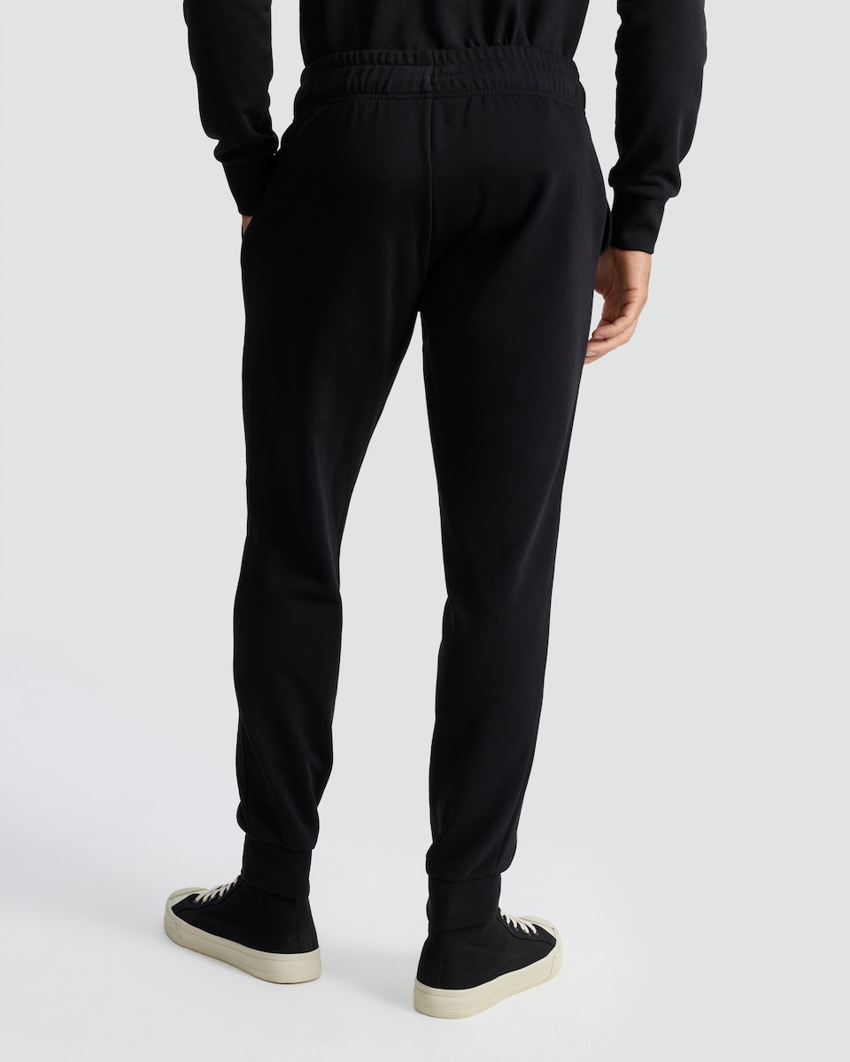 image 1 of F&F Cotton Rich Skeleton Print Cuffed Co-ord Joggers in Black