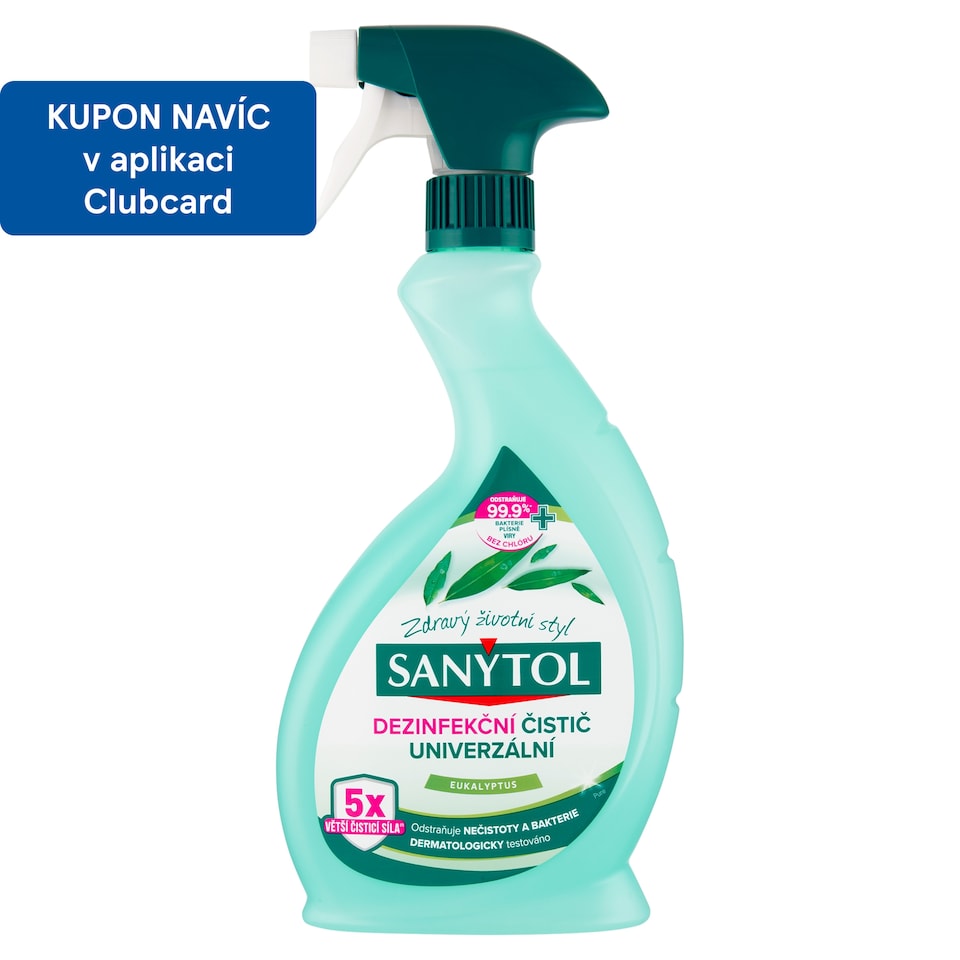 image 1 of Sanytol Disinfectant Cleaner Universal Eucalyptus 500ml