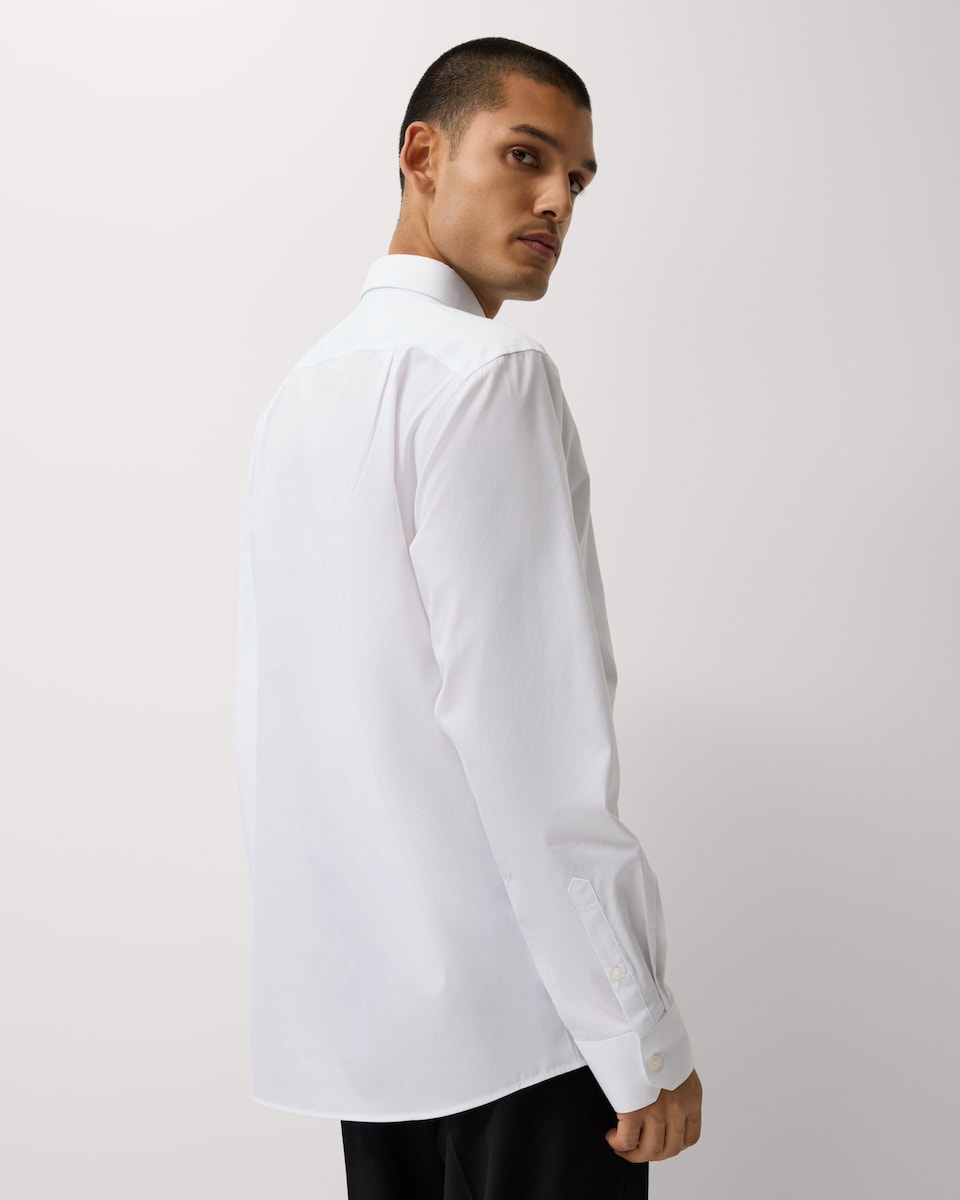 image 1 of F&F Regular Fit Formal Dinner Shirt with Bow Tie in White