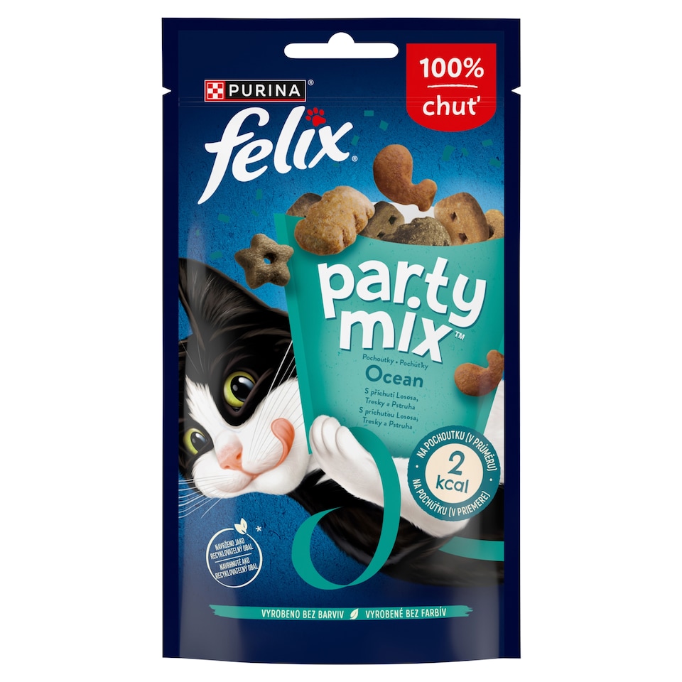 Obrázek 1 pro produkt Felix Party Mix pamlsky pro kočky Ocean Mix 60g