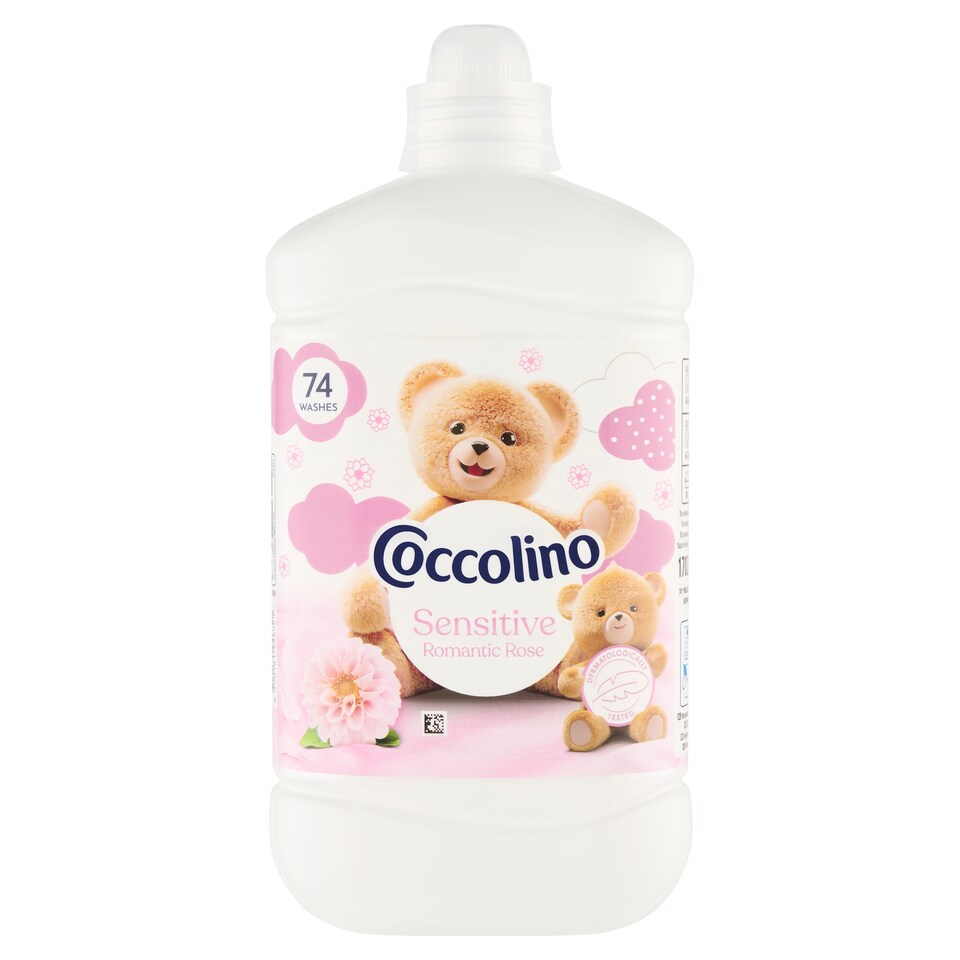 image 1 of Coccolino Sensitive Romantic Rose Concentrated Fabric Softener 74 Washes 1702ml