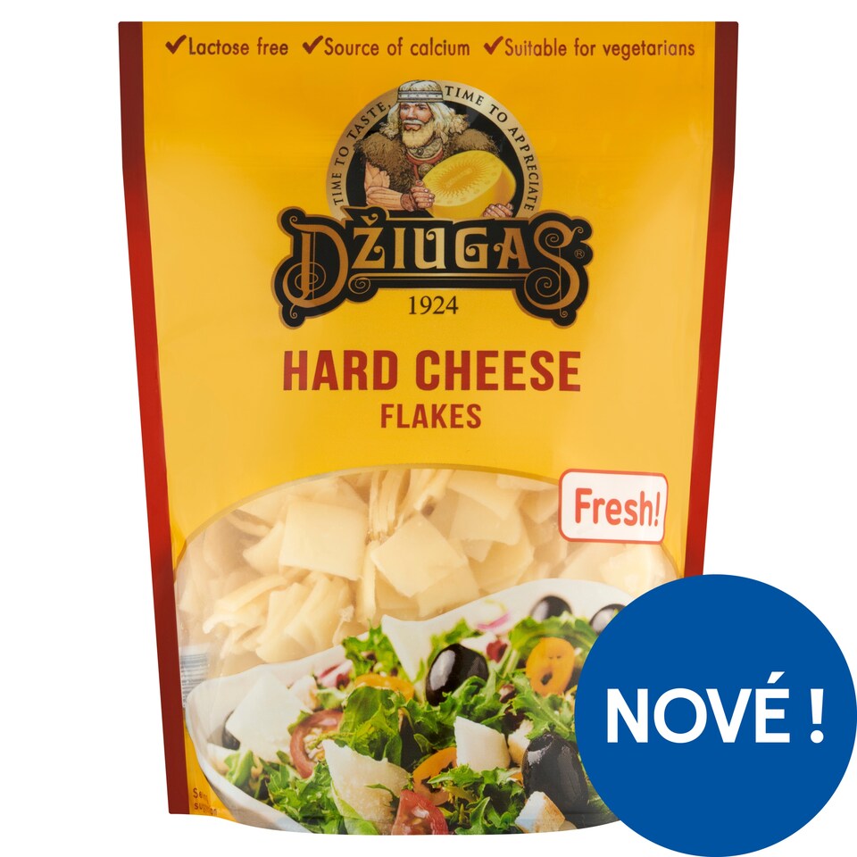 Džiugas Tvrdý sýr strouhaný ve vločkách 100g