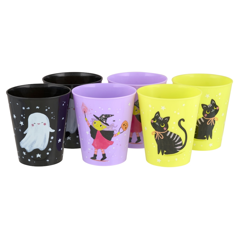 Tesco Halloween Spooky Squad pohár 6 db  1. kép