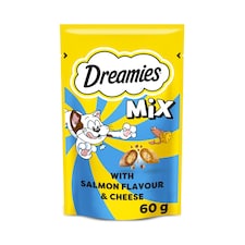 Dreamies Mix Slmn/Cheese Cat Treats 60g