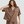 Brown, F&F Zip Front Tie Waist Shirt in Khaki