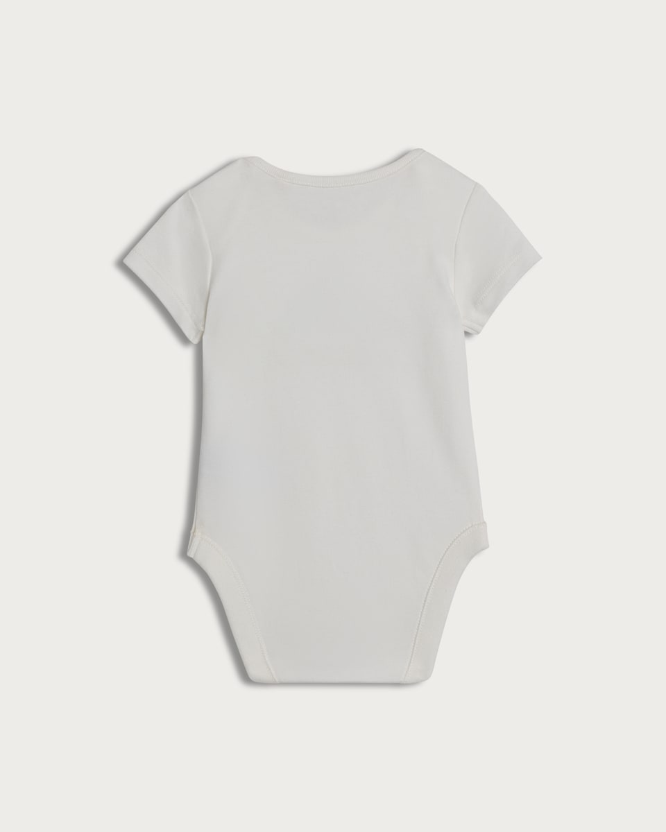 image 1 of F&F Baby Pure Cotton My First Diwali Bodysuit in White