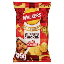 Walkers Salt & Pepper Chicken Flavour Potato Crisps 45g