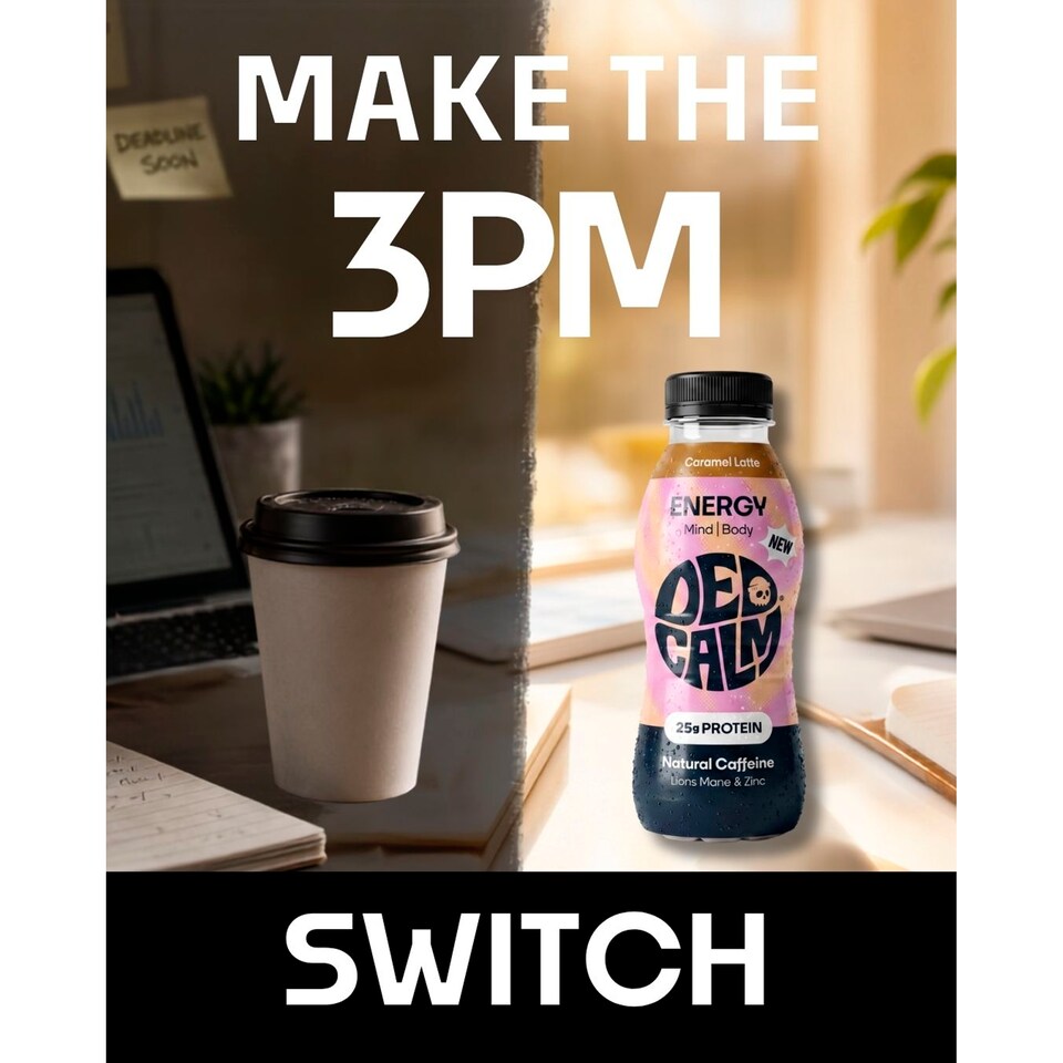 image 1 of DedCalm Protein Energy Drink - Caramel Latte Flavour - 330ml