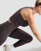image 3 of F&F Active Twist Front Yoga Top in Brown