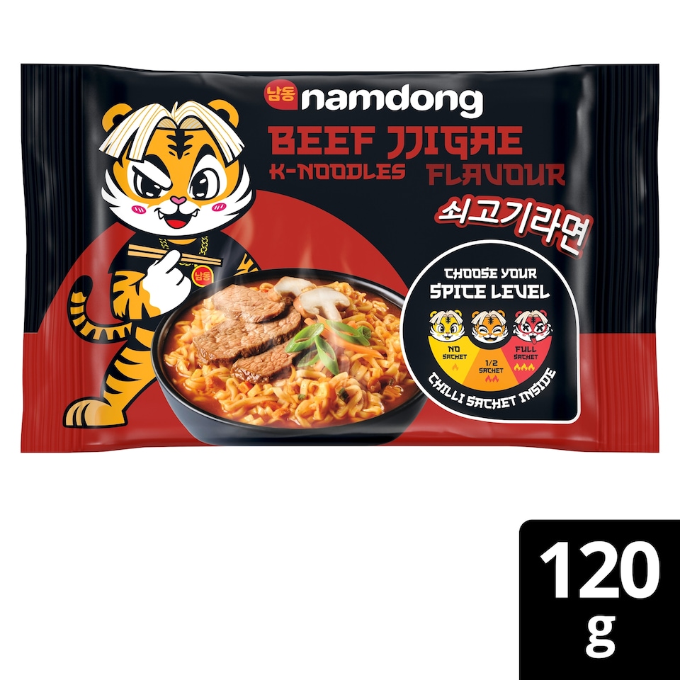image 1 of Namdong Beef Jjigae Instant Noodles 120g