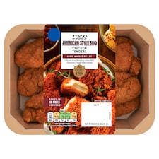 Tesco American Style BBQ Chicken Tenders 305g