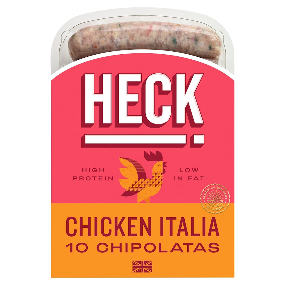 Heck Chicken 10 Italia Sausages 340G