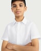 image 1 of F&F School Boys 3-Pack Regular Fit Short Sleeved Shirts in White