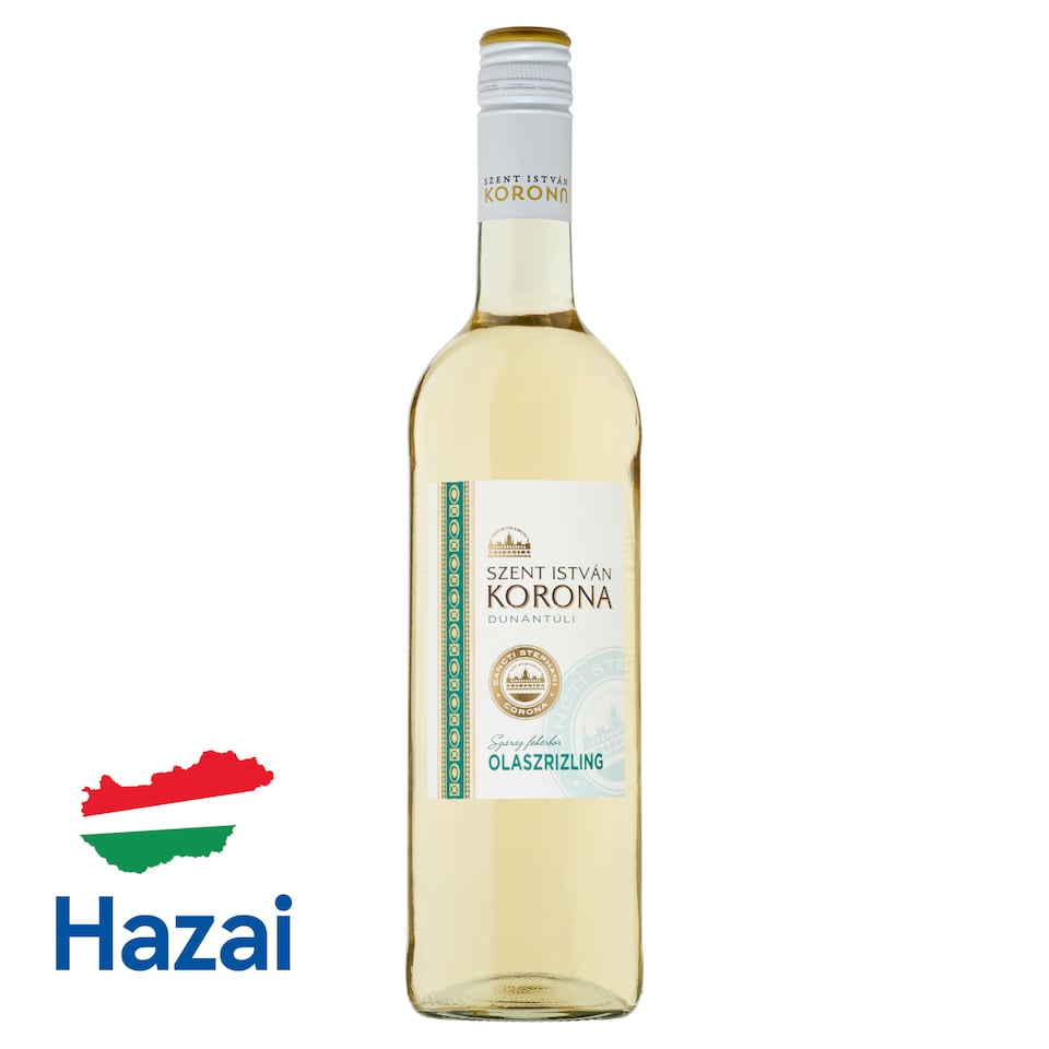 Szent István Korona Dunántúli Olaszrizling Dry White Wine 12% 0,75 l