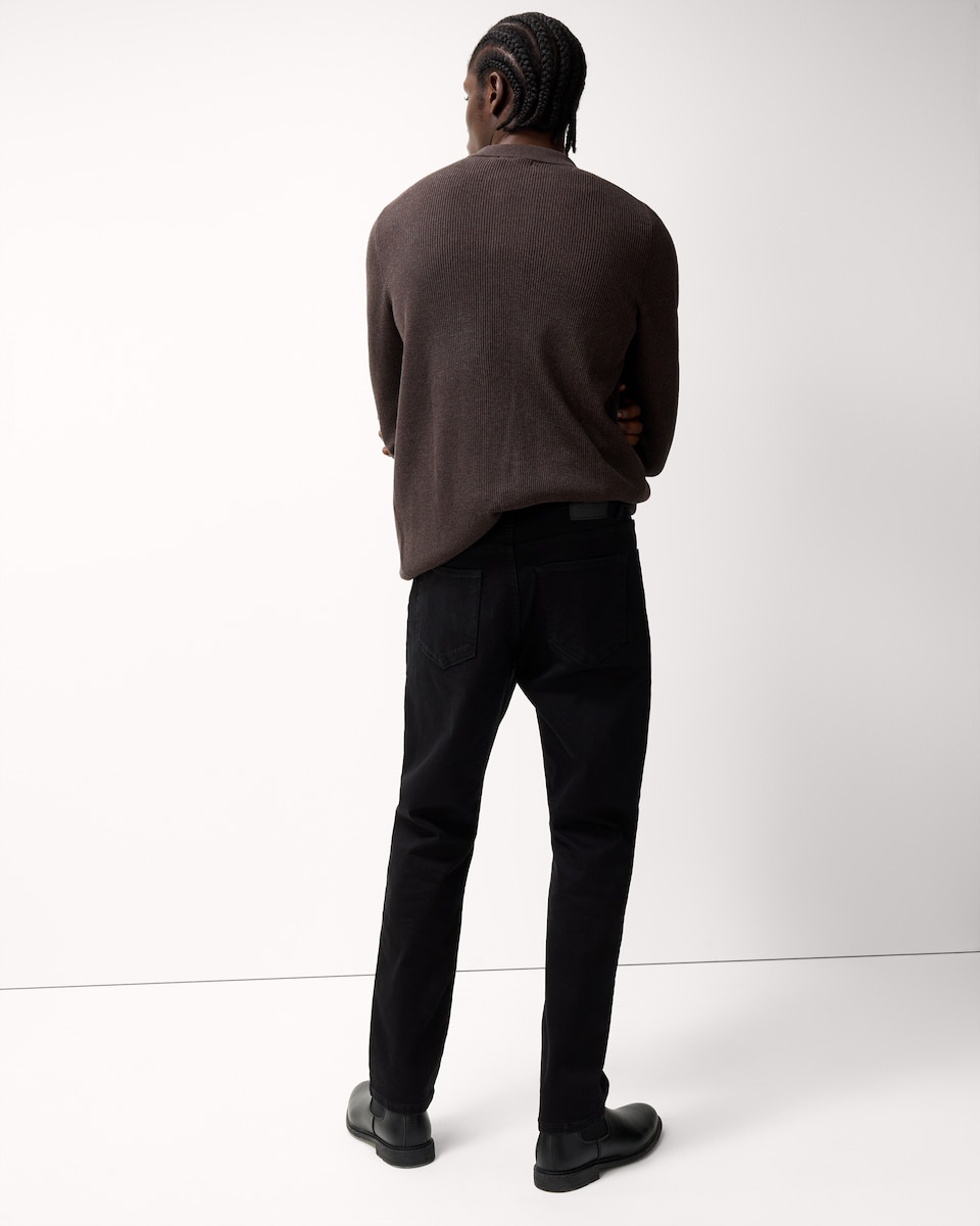 image 1 of F&F Slim Leg FREEF!T® Jeans in Black