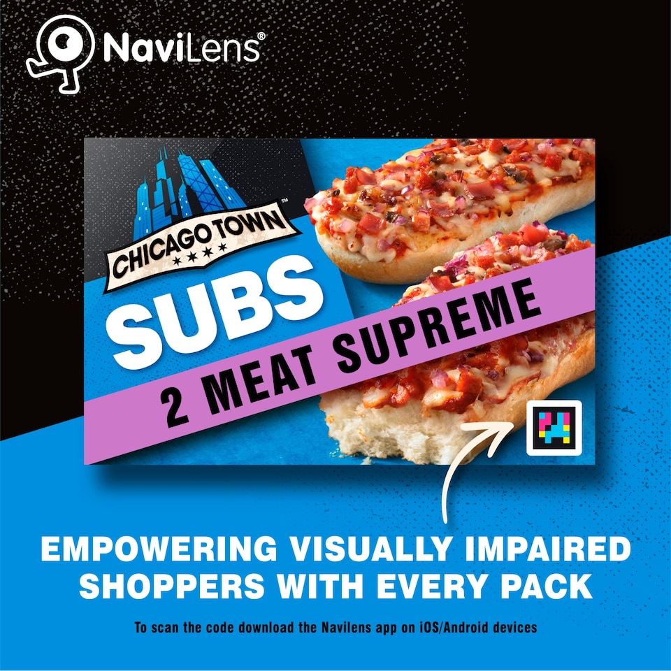 image 1 of Chicago Town Meat Supreme Pizza Subs 2 Pack 250g