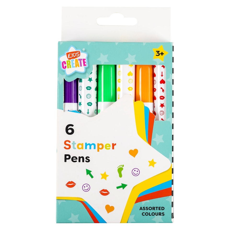 Kids Create Stamper Pens 6 pack