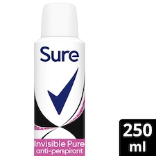 Sure Women Invisible Pure Antiperspirant Deodorant 250Ml