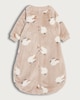 image 1 of F&F Baby Fleece Textured Sheep Print 2.5 Tog Sleeping Bag in Natural